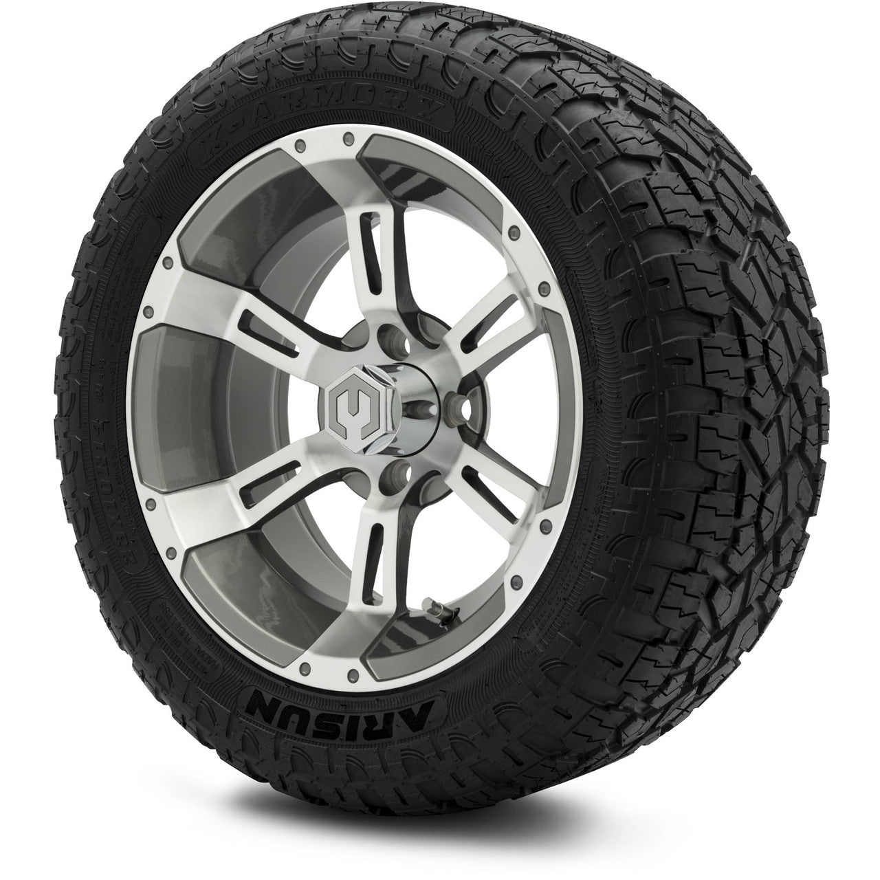 MODZ® 14" Ambush Gunmetal Wheels & Off-Road Tires Combo