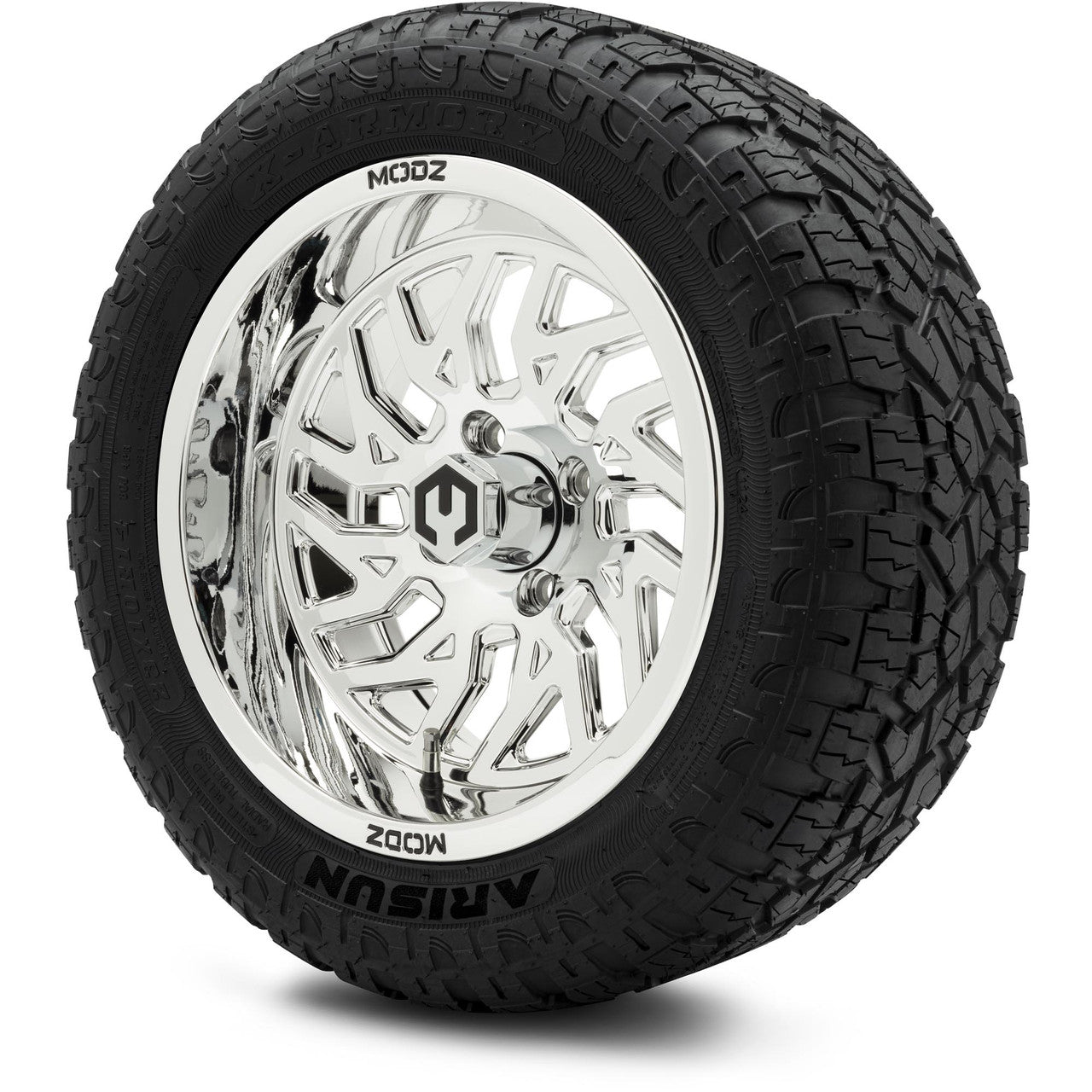 MODZ® 14" Carnage Chrome Wheels & Off-Road Tires Combo