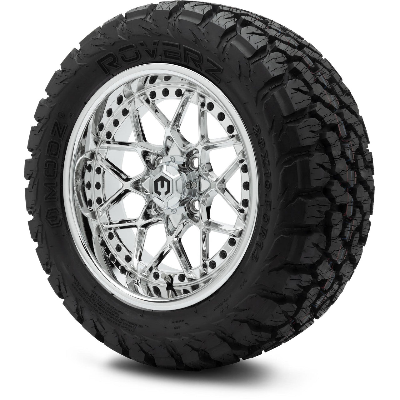 MODZ® 14" Formula Chrome Wheels & Off-Road Tires Combo