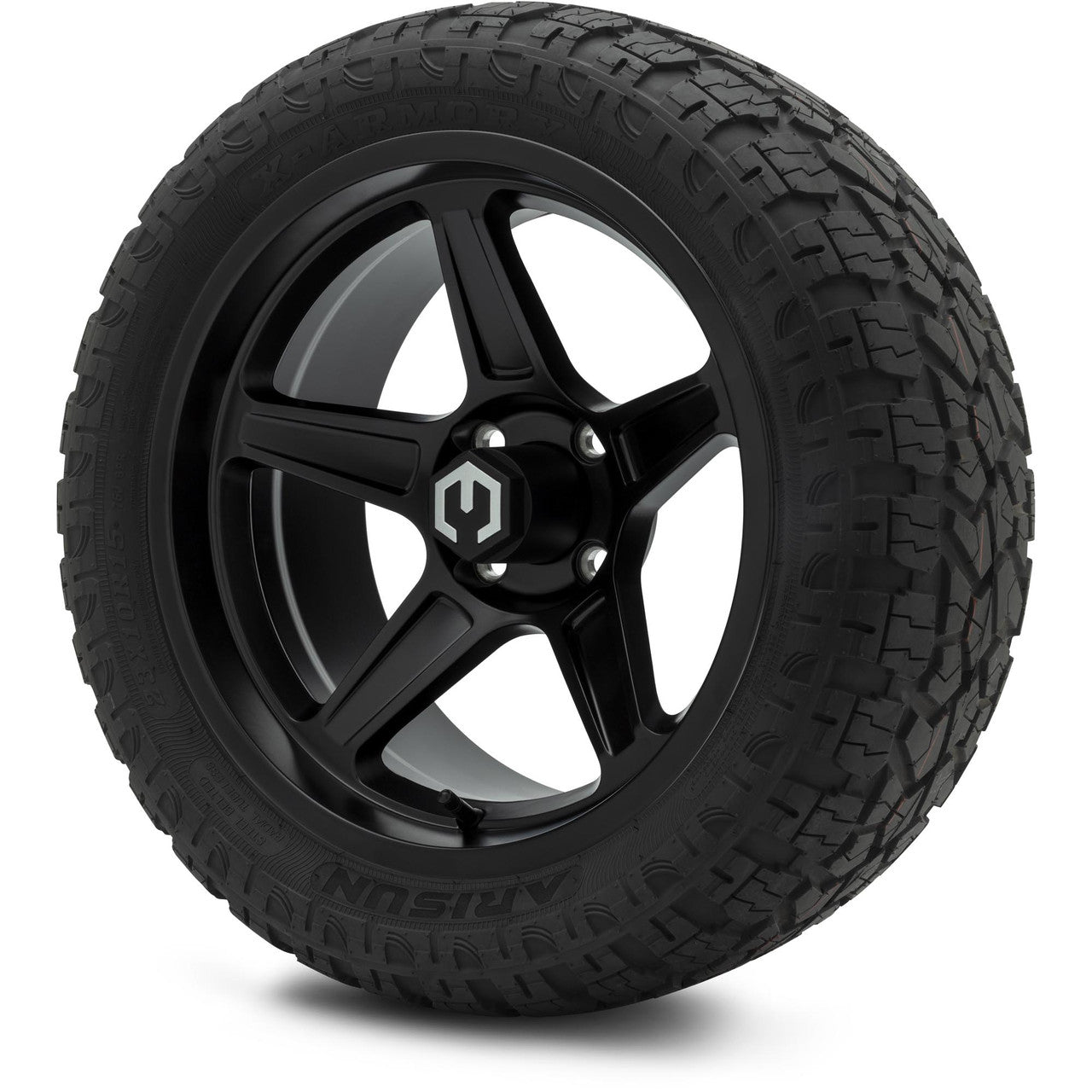 MODZ® 15" Drift Matte Black Wheels & Off-Road Tires Combo