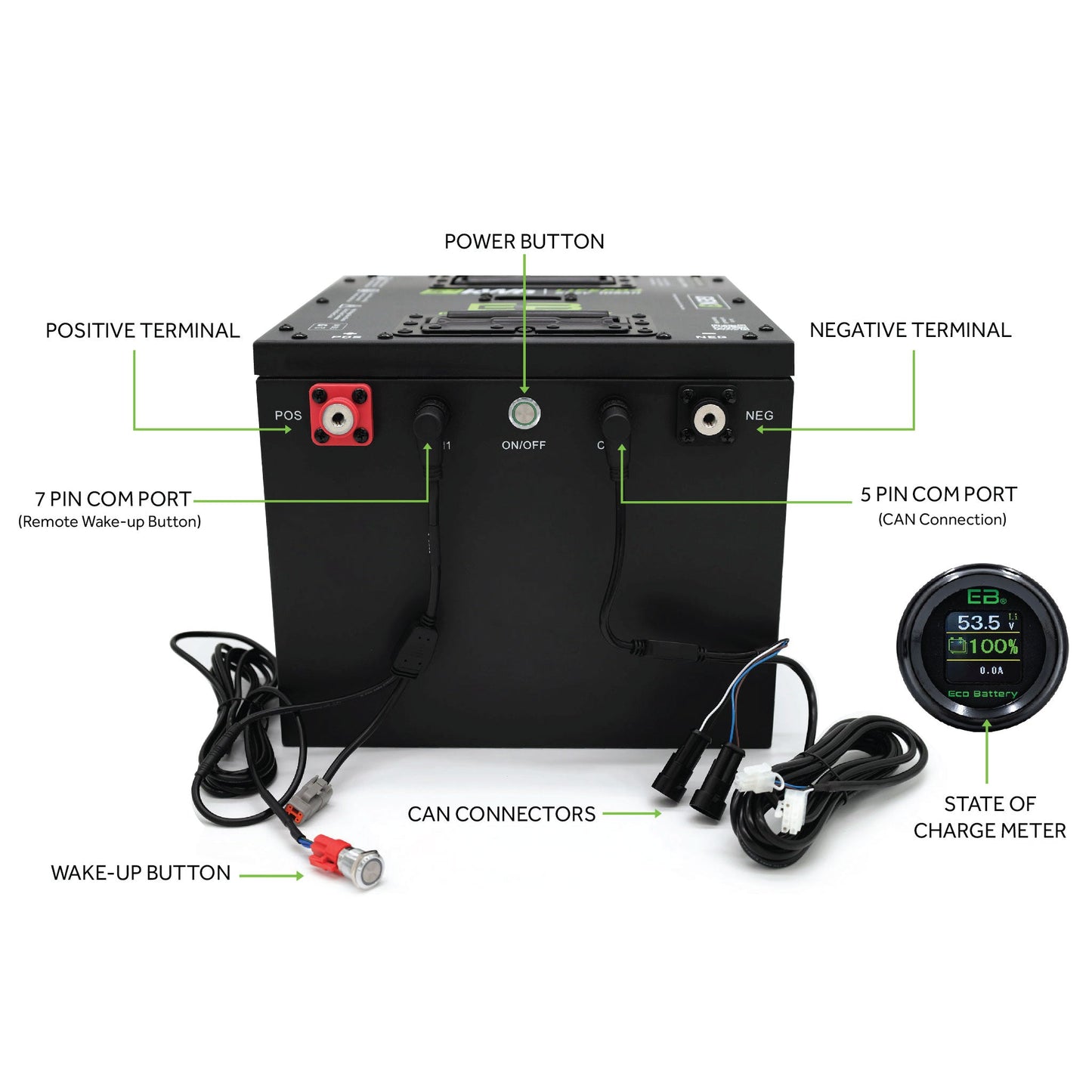 70V 105Ah LiFePO4 Gen3 Battery