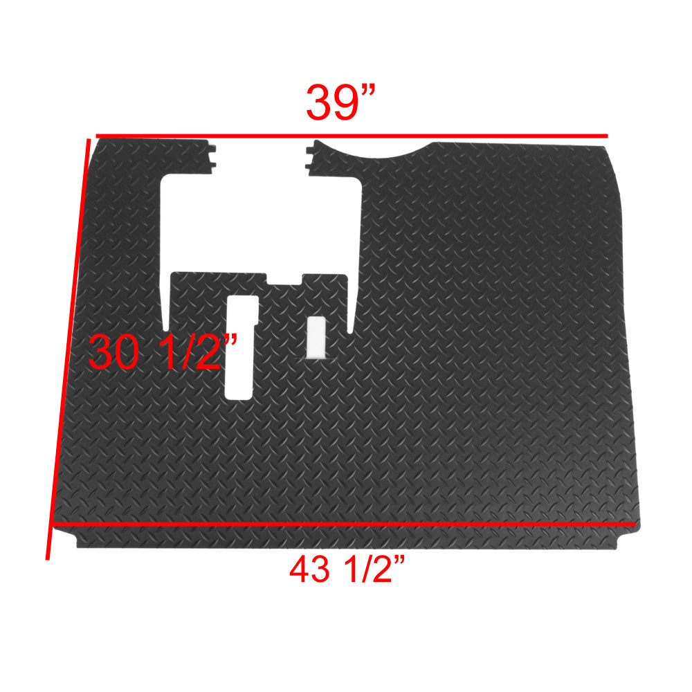 GTW® Yamaha G29/Drive Replacement Diamond Plated Floormat (Fits 2007-2016)