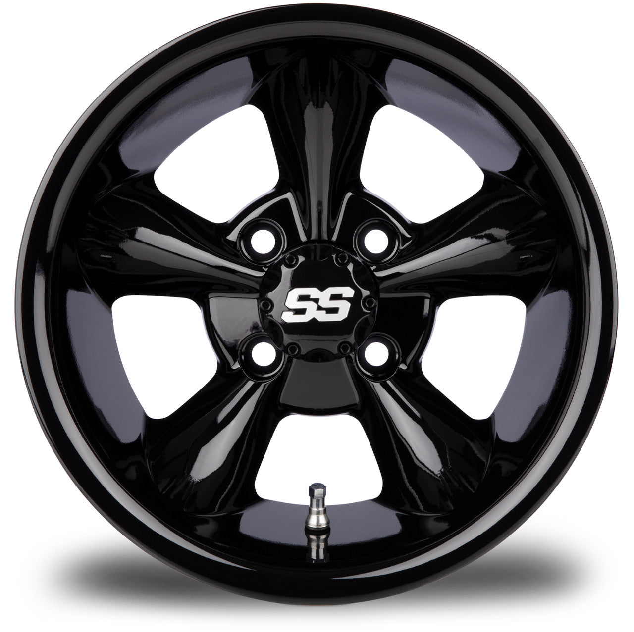 MODZ® Godfather Glossy Black 12" Golf Cart Wheel