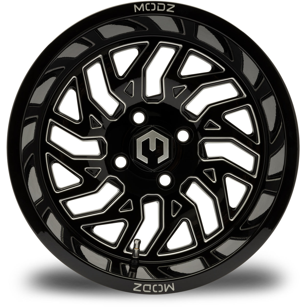 MODZ® Carnage Glossy Black 14" Golf Cart Wheel