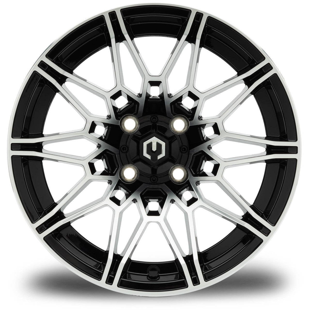 MODZ® Galaxy Machined Black 14" Golf Cart Wheel