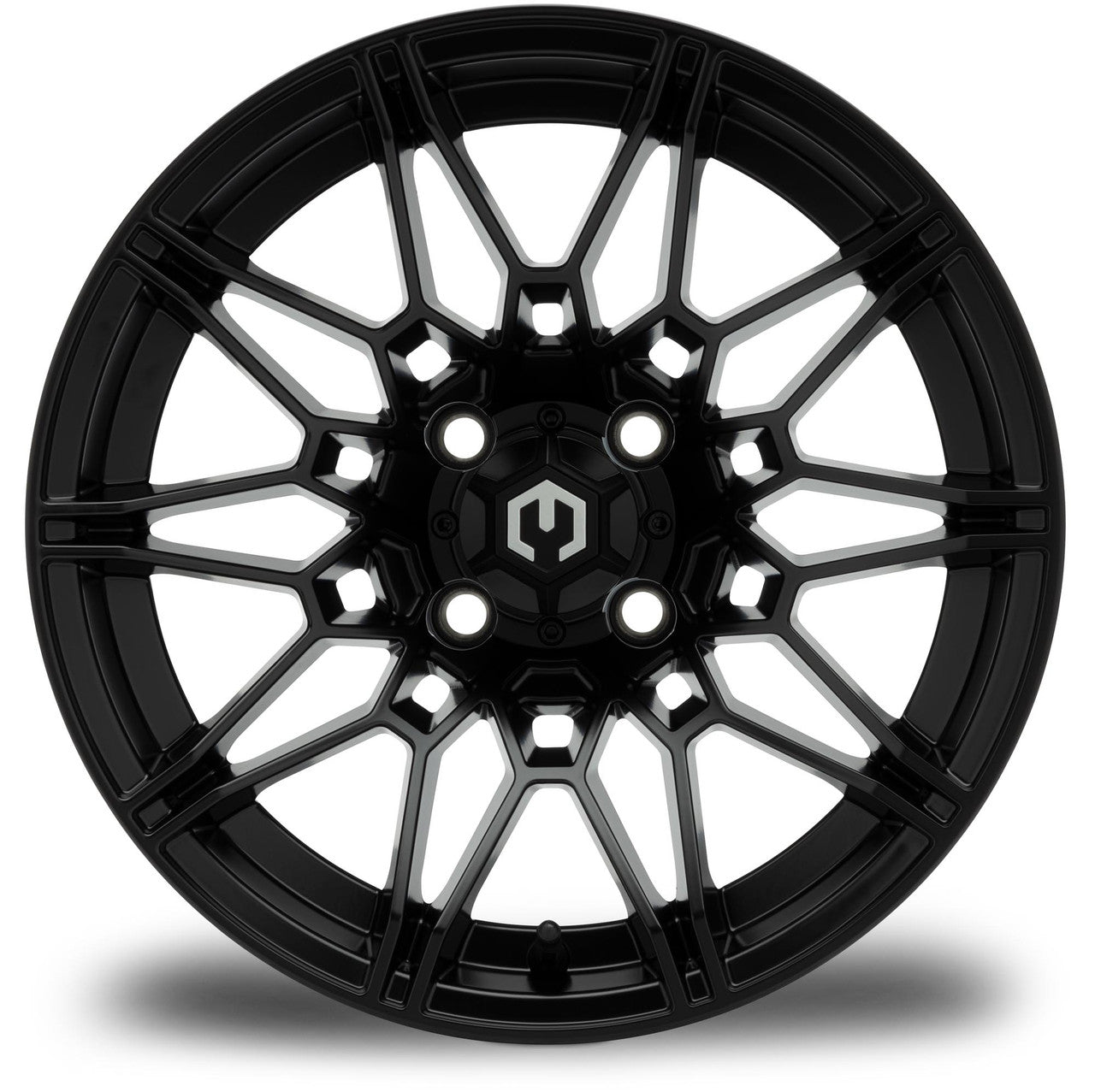 MODZ® Galaxy Matte Black 14" Golf Cart Wheel