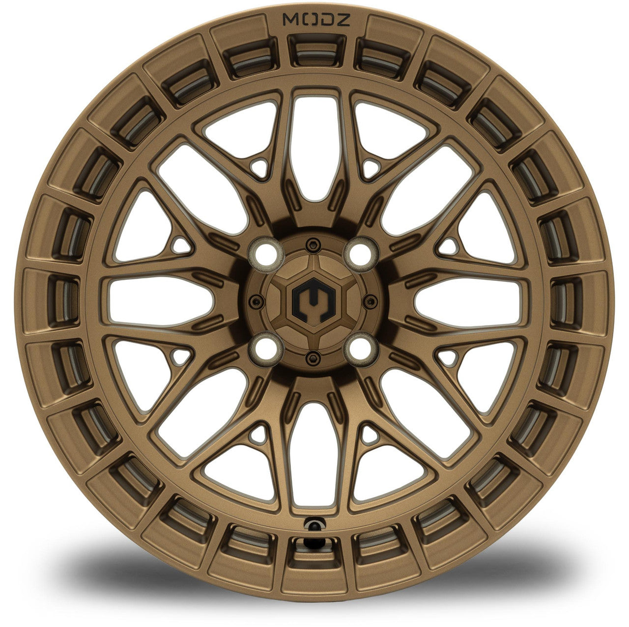 MODZ® Torrent Matte Bronze 15" Golf Cart Wheel