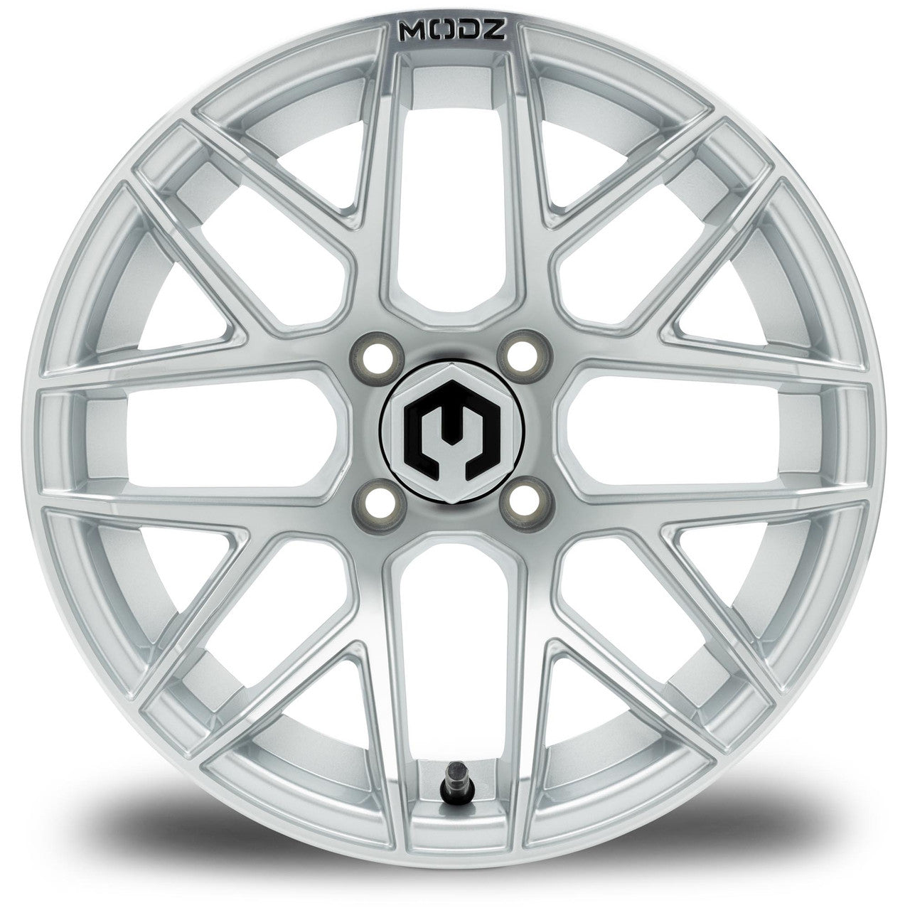 MODZ® Matrix Silver 14" Golf Cart Wheel
