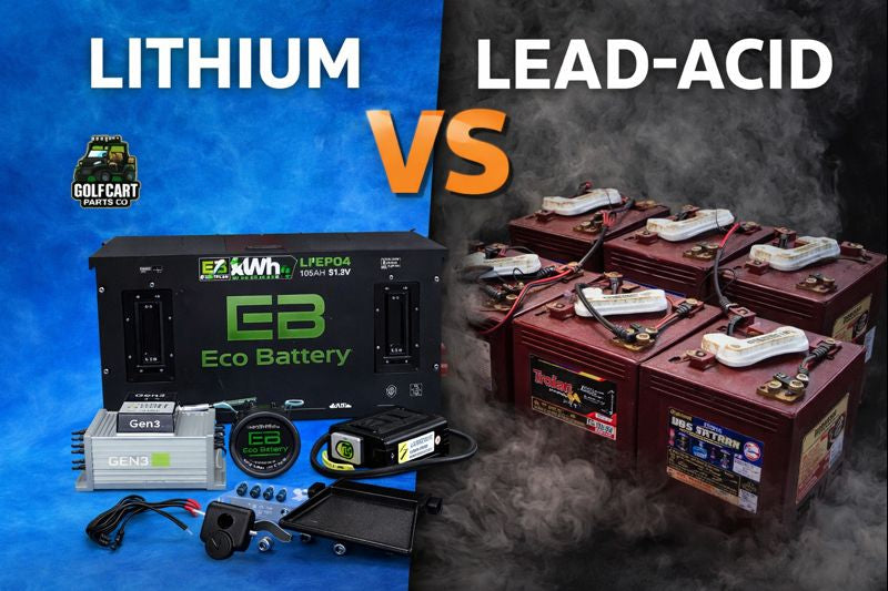 Lithium vs Lead-Acid Golf Cart Batteries: Which Should You Choose?