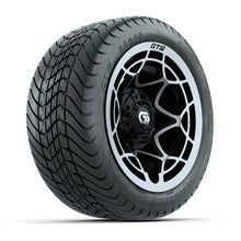 GTW® Nexus Gloss Black 12 in Wheels with 215/35-12 Mamba Street Tires – Full Set