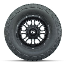 GTW Volt Black/Machined 12 in Wheels with 23x10.00-R12 Maverick All-Terrain Tires – Full Set