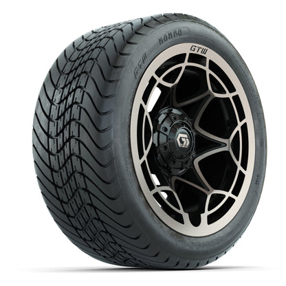 GTW Nexus Black/Bronze 14 in Wheels with 225/30-14 Mamba Street Tires – Full Set