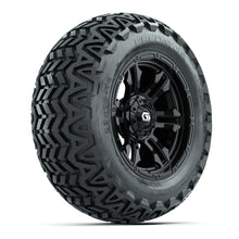 GTW® Shogun Gloss Black 14 in Wheels with 23x10-14 Predator All-Terrain Tires – Full Set