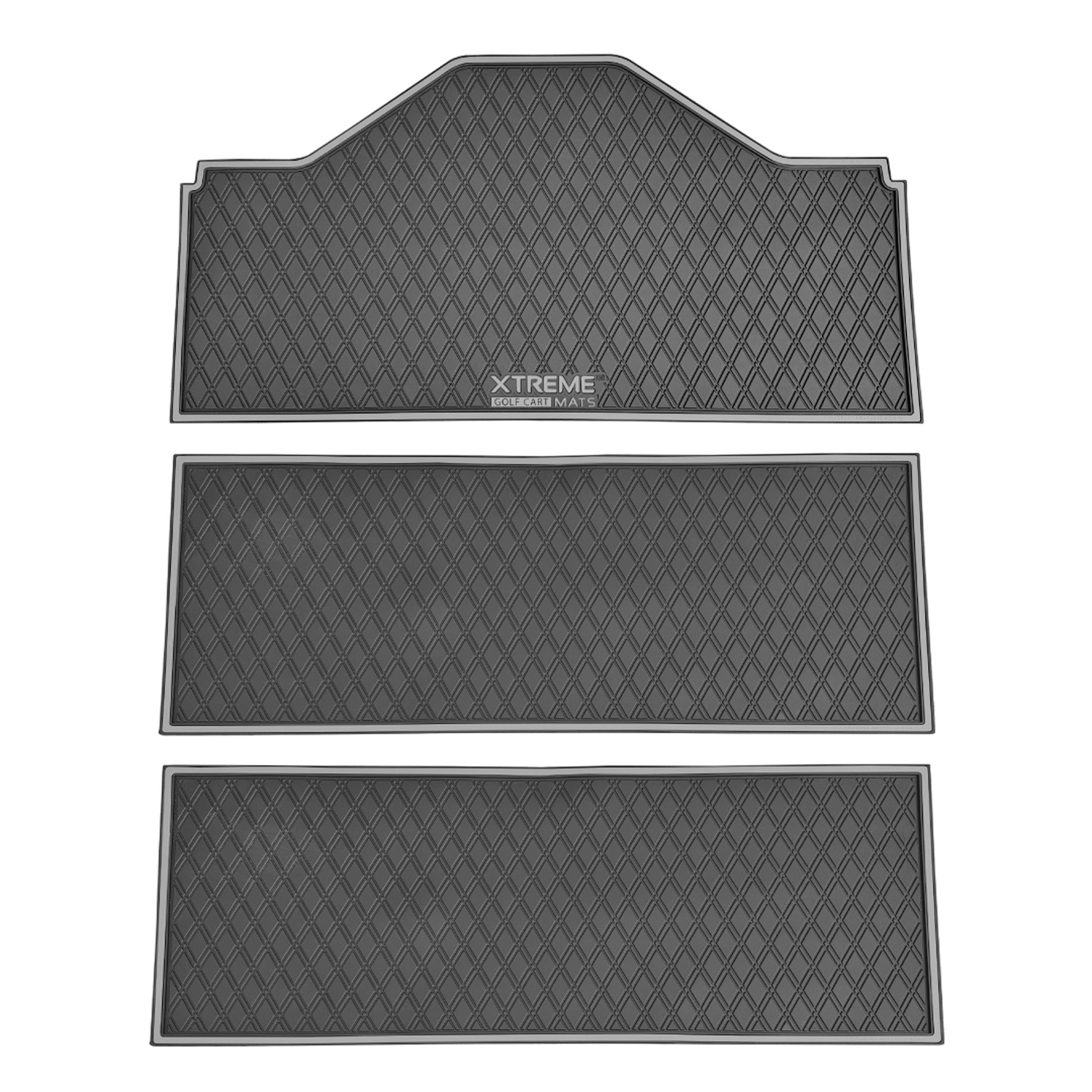 Xtreme Front & Two Middle Floor Mats for Evolution D5 Ranger & Maverick – Black/Gray
