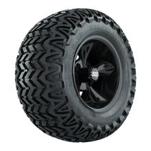 GTW® Godfather Black 12 in Wheels with 23X10.5-12 Predator All-Terrain Tires – Full Set