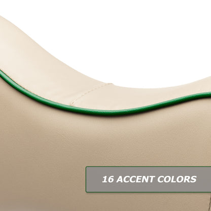 MODZ® Flip4 RS Custom Golf Cart Rear Seat Kit - Khaki - Choose Pattern and Accent Colors