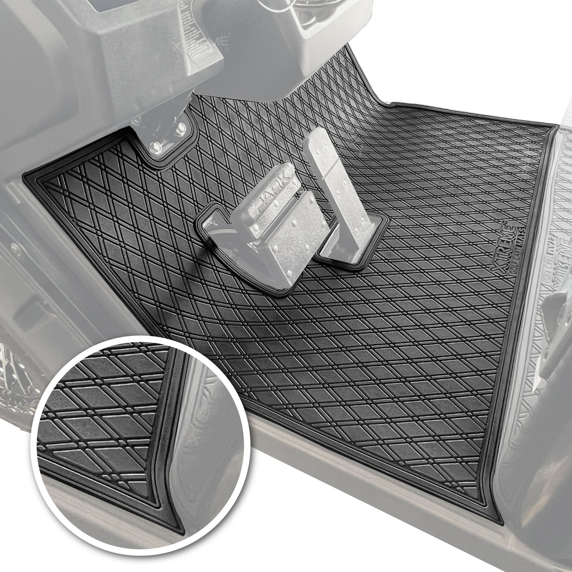 Xtreme Floor Mats for EZGO S4 2022-Up - All Black