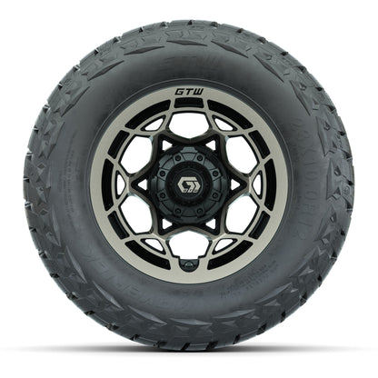 GTW Nexus Black/Bronze 12 in Wheels with 23x10.00-R12 Maverick All-Terrain Tires – Full Set