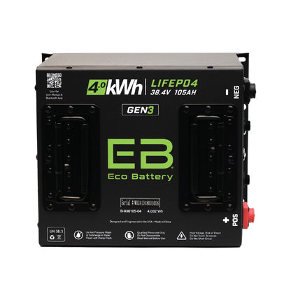 Yamaha G1-G16 (36V) Eco Lithium 38V 105Ah GEN3 Battery Bundle - Cube