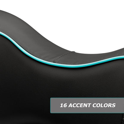 MODZ® Flip4 RS Custom Golf Cart Rear Seat Kit - Black - Choose Pattern and Accent Colors