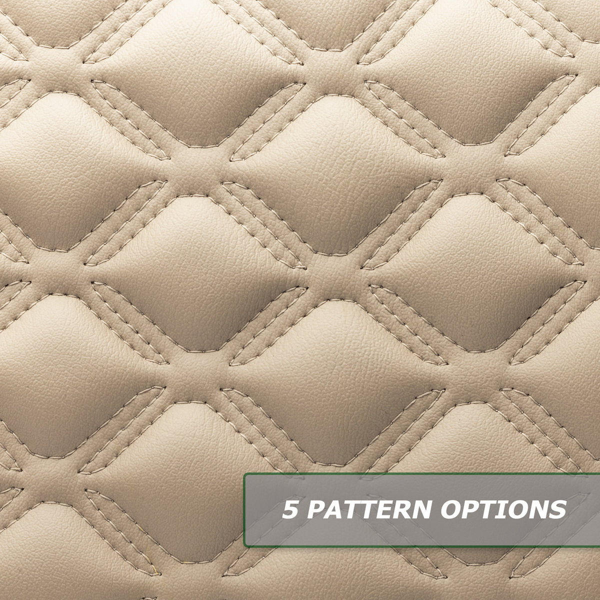 MODZ® Flip4 RS Custom Golf Cart Rear Seat Kit - Khaki - Choose Pattern and Accent Colors