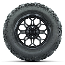 GTW Bravo Matte Black 14 in Wheels with 25x10-14 Barrage Mud Tires – Full Set