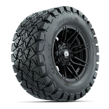 GTW® Stealth Gloss Black 12 in Wheels with 22x10-12 Timberwolf All-Terrain Tires – Full Set