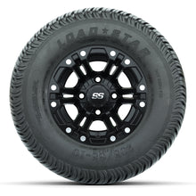 GTW Specter Matte Black 10 in Wheels with 205/65-10 Kenda Load Star Street Tires – Full Set