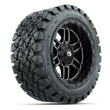 GTW Titan Black/Machined 14 in Wheels with 22X10-14 Timberwolf All-Terrain Tires – Full Set