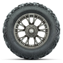 GTW Vandal Bronze/Machined 14 in Wheels with 25x10-14 Barrage Mud Tires – Full Set