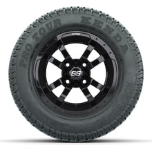 GTW Storm Trooper Black 10 in Wheels with 205/50-10 Kenda Pro Tour Steet Tires – Full Set