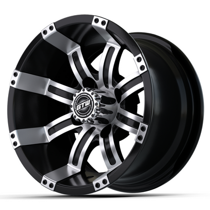 10'' GTW® Tempest Black with Machined Accents Wheel