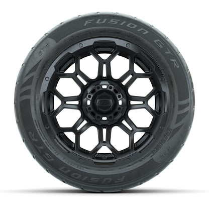 Set of (4) 14 in GTW Bravo Wheels with 255/45-R14 Fusion GTR Street Tires