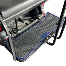 Xtreme Rear Floor Mat for EZGO RXV & TXT Rear Seats - Black/Blue