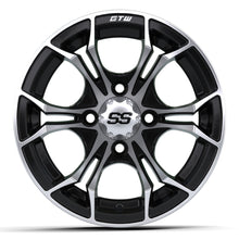 12'' GTW® Spyder Black with Machined Accents Wheel