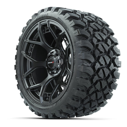 Set of (4) 15" MadJax® Flow Form Evolution Matte Black Wheels with GTW® Nomad Off Road Tires