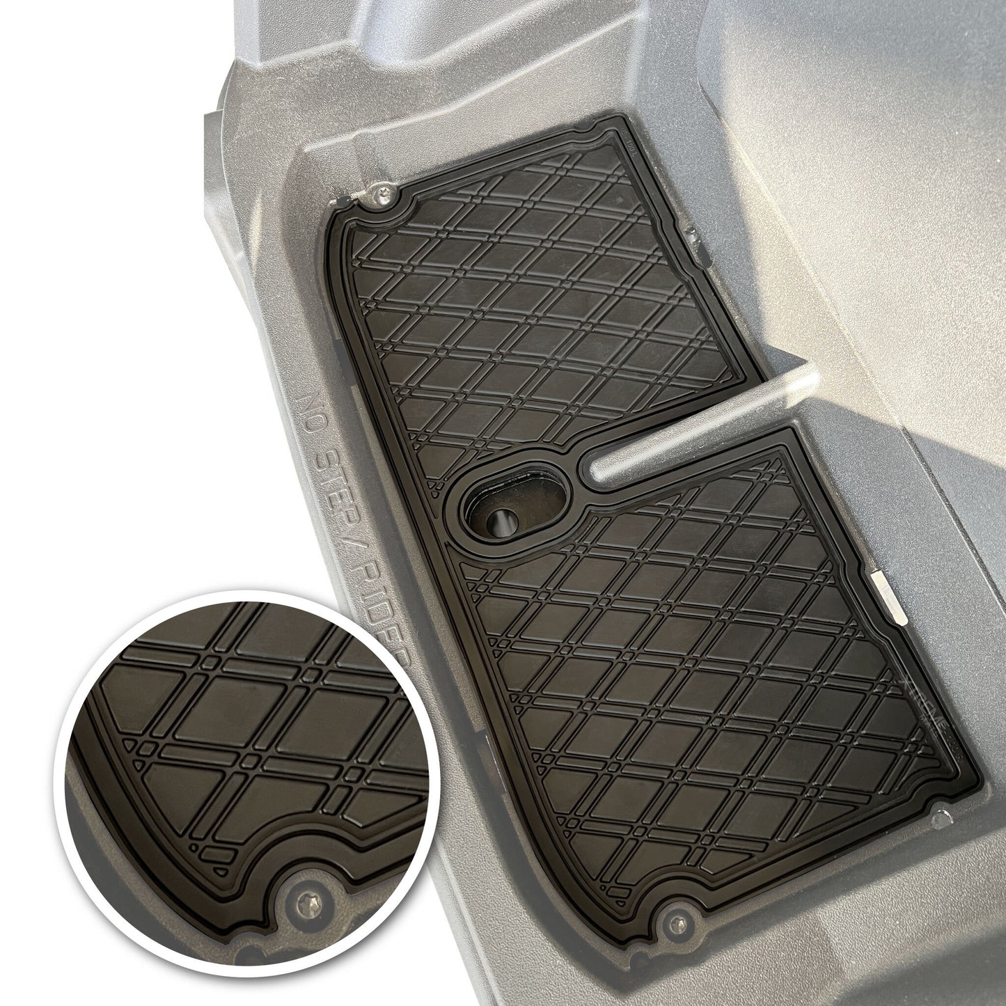 Xtreme Bag Well Mats for EZGO RXV Bag Well Mats - All Black