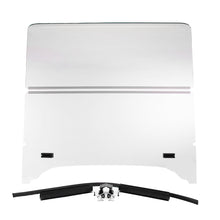 RedDot EZGO TXT Clear 1/4” Foldiing Windshield with Rubber Trim for Storm Body Kits with 1” Struts (Years 1994.5-Up)