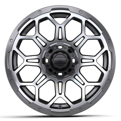 14'' GTW® Bravo Wheel (Matte Grey-Machined)