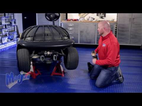 ALPHA Club Car Precedent Off-Road Body Kit in Red with Ultimate Plus Light Kit