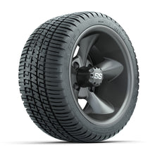 GTW® Godfather Matte Gray 12 in Wheels with 205/30-12 Fusion Street Tires – Full Set
