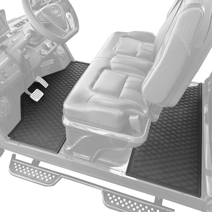 Xtreme Front, Middle, & Rear Floor Mats for Evolution D5 Ranger & Maverick – All Black