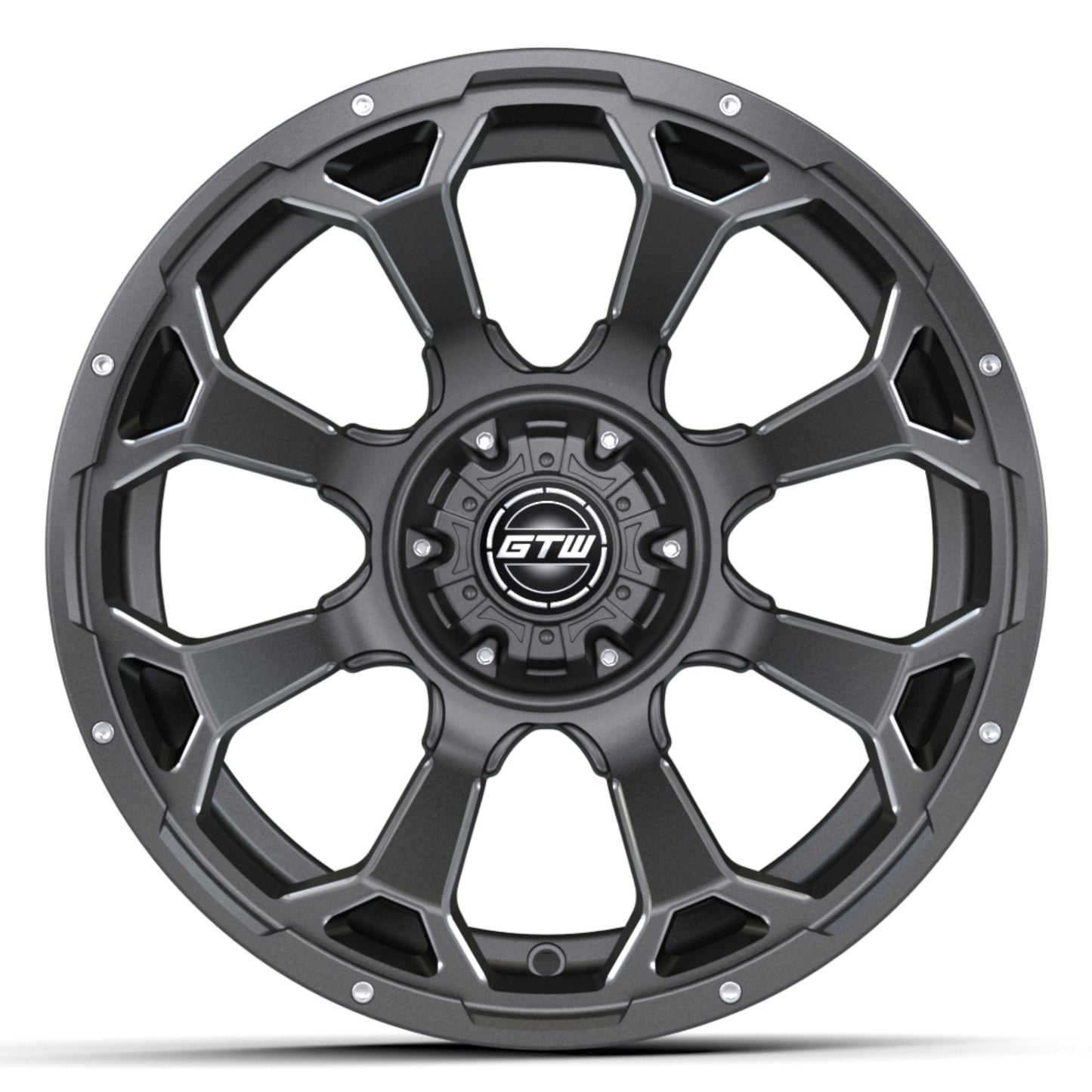 14x7 GTW® Raven Off-Road Matte Grey Wheel