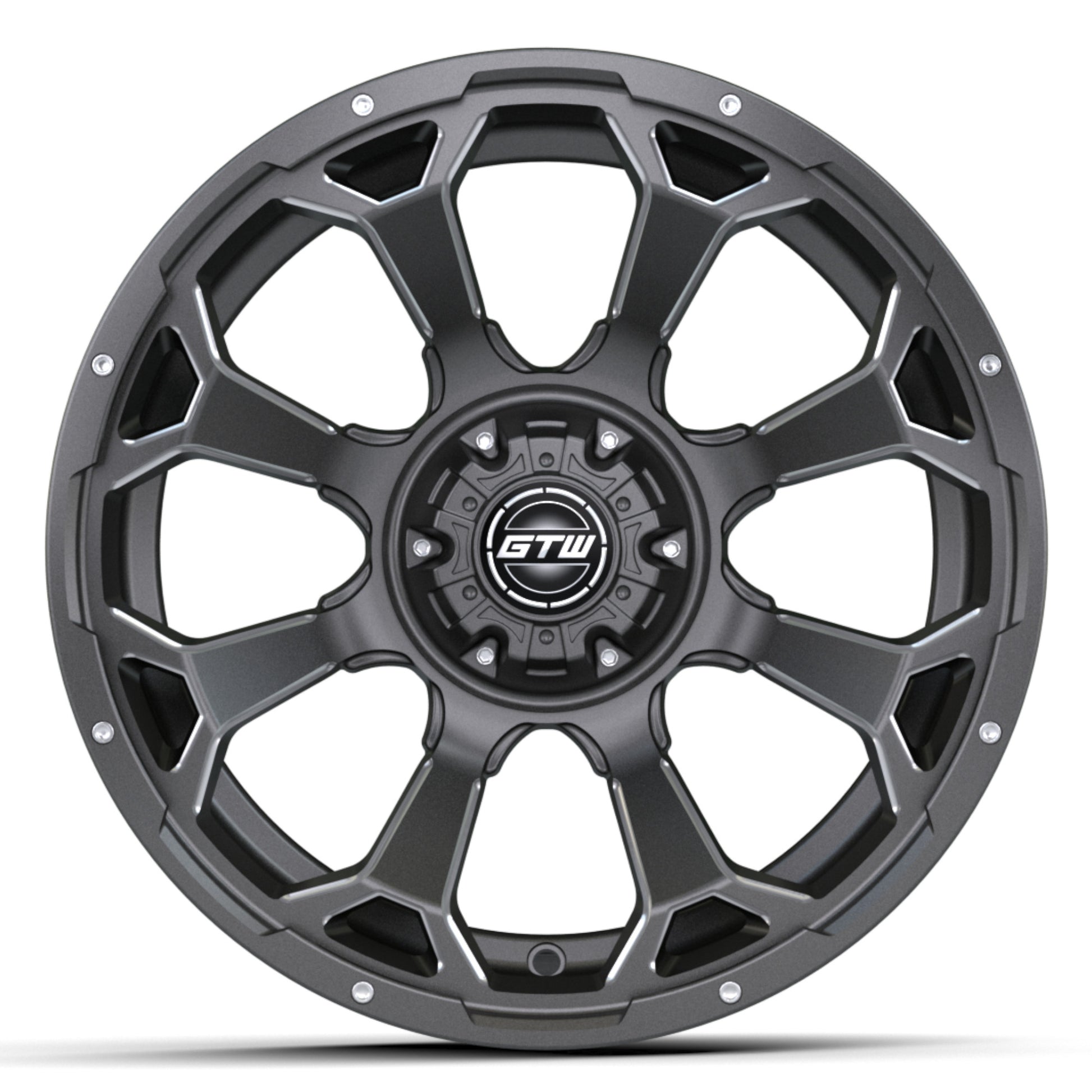 14x7 GTW® Raven Off-Road Matte Grey Wheel