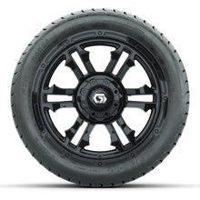 GTW Shogun Gloss Black 14 in Wheels with 225/30-14 Mamba Street Tires – Full Set