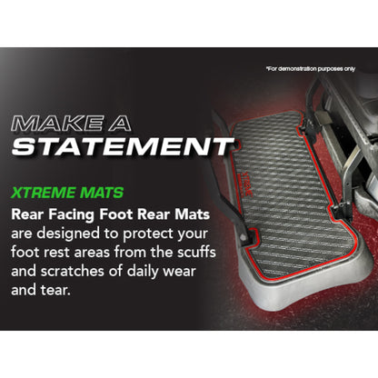 Xtreme Floor Mats for Bintelli and Atlas Rear Seat Mat - Black/Blue