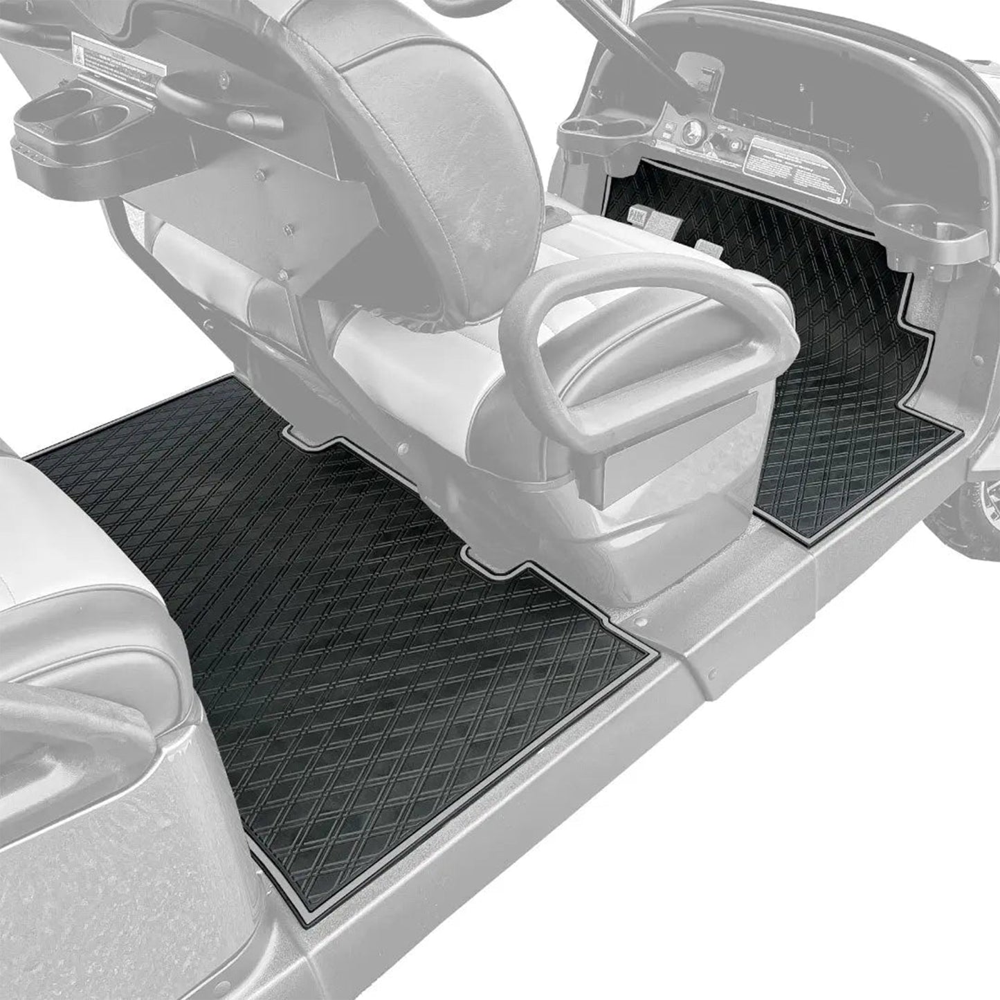 Xtreme Floor Mats for Club Car Onward - Black/Gray Set