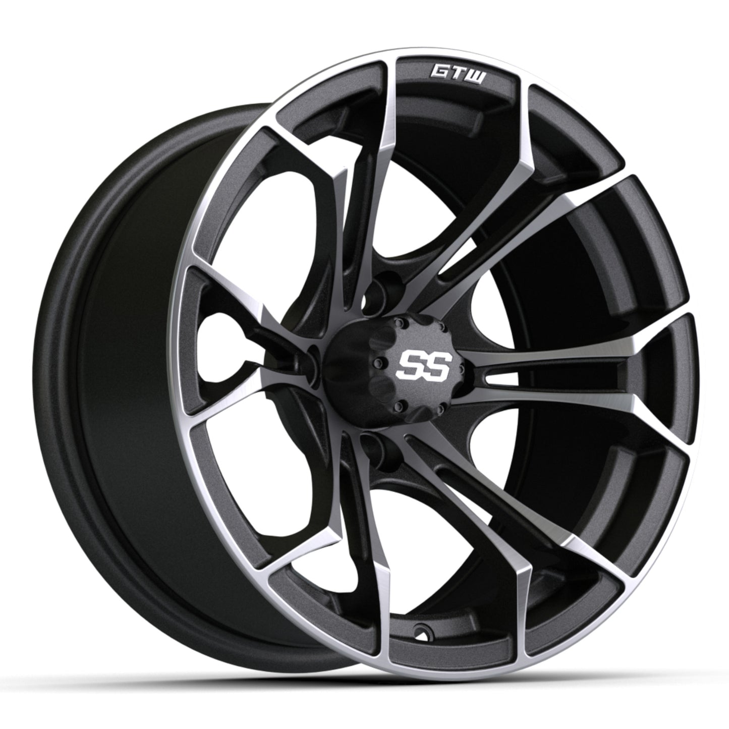 14'' GTW® Spyder Matte Grey Wheel