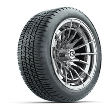 GTW® Boost Chrome 14 in Wheels with 205/30-14 Fusion Street Tires – Full Set