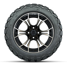 GTW Spyder Bronze/Matte Black 14 in Wheels with 22x10-14 GTW Timberwolf All-Terrain Tires – Full Set